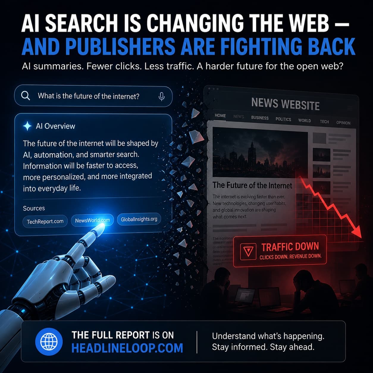 Cover for AI Search Is Changing the Web as Publishers Push Back