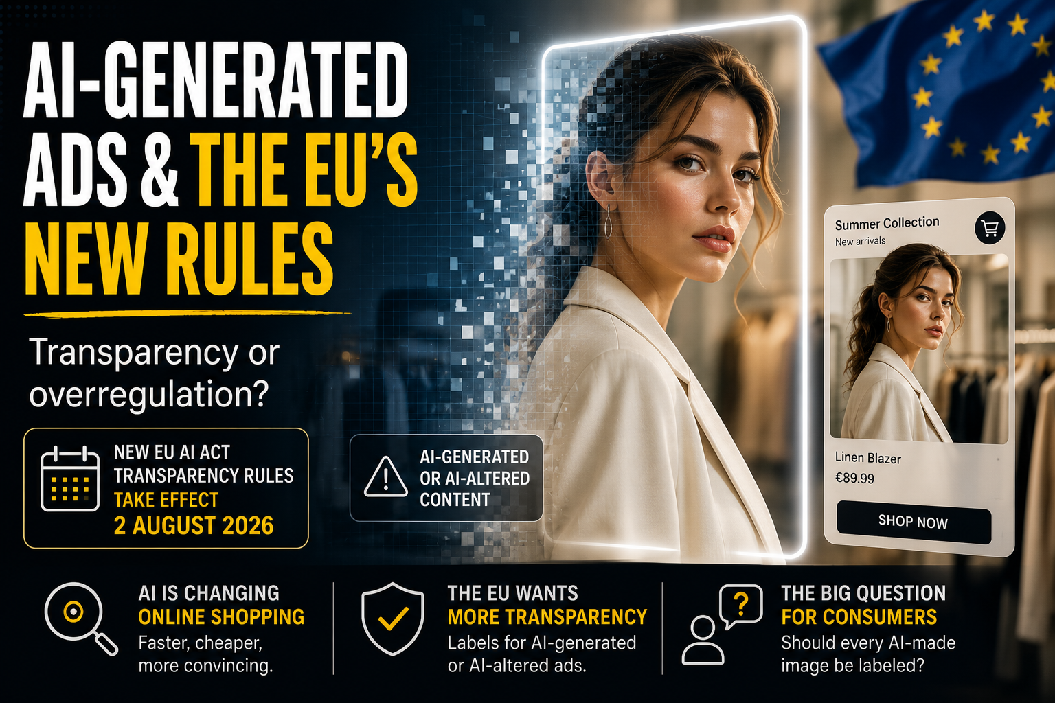 Cover for AI-Generated Ads Are About to Change Online Shopping — But Should Every Image Be Labeled?