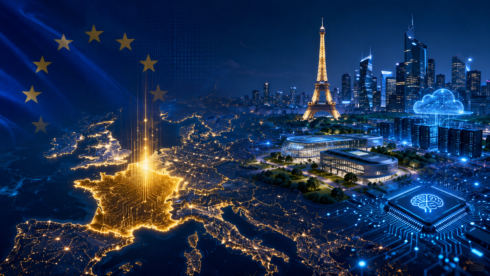 Cover for France’s €13 Billion Tech Push Signals a New Race for Europe’s Digital Independence