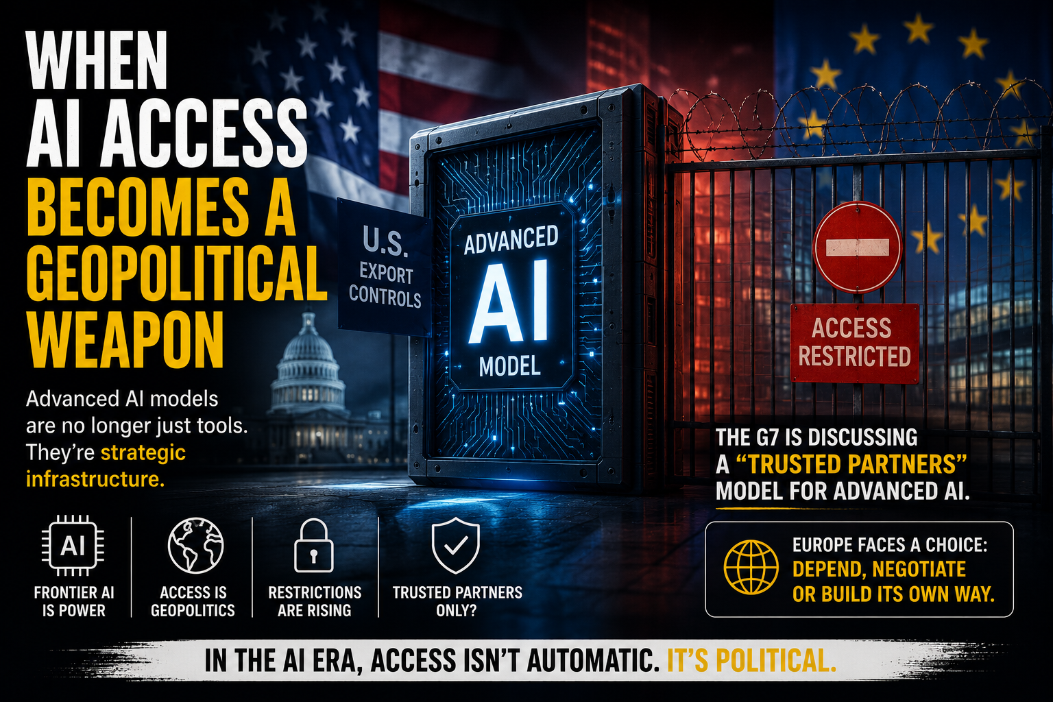 Cover for When AI Access Becomes a Geopolitical Weapon