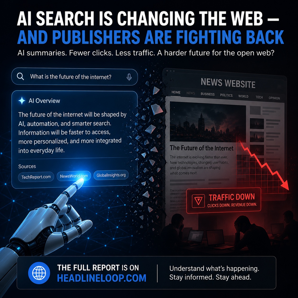 Cover for AI Search Is Changing the Web as Publishers Push Back