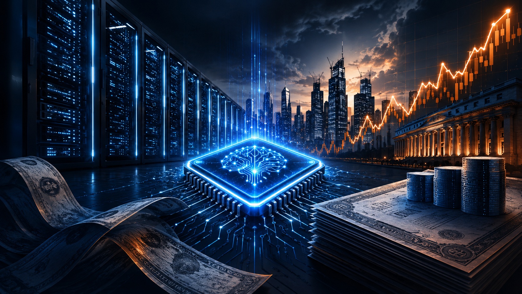 Cover for Big Tech’s AI Borrowing Boom Raises New Questions for Global Markets
